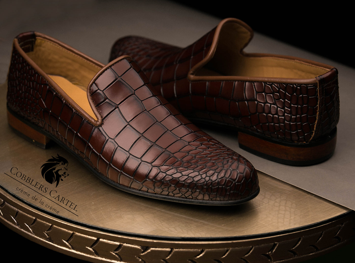 Reptile Loafers