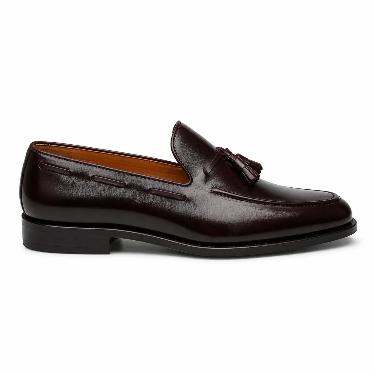 Dark Chocolate Tassel Loafers