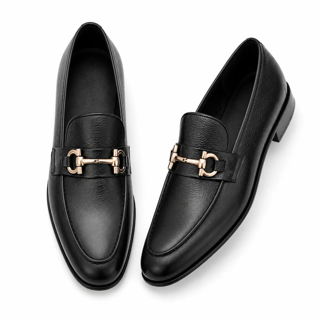 Black Penny loafers