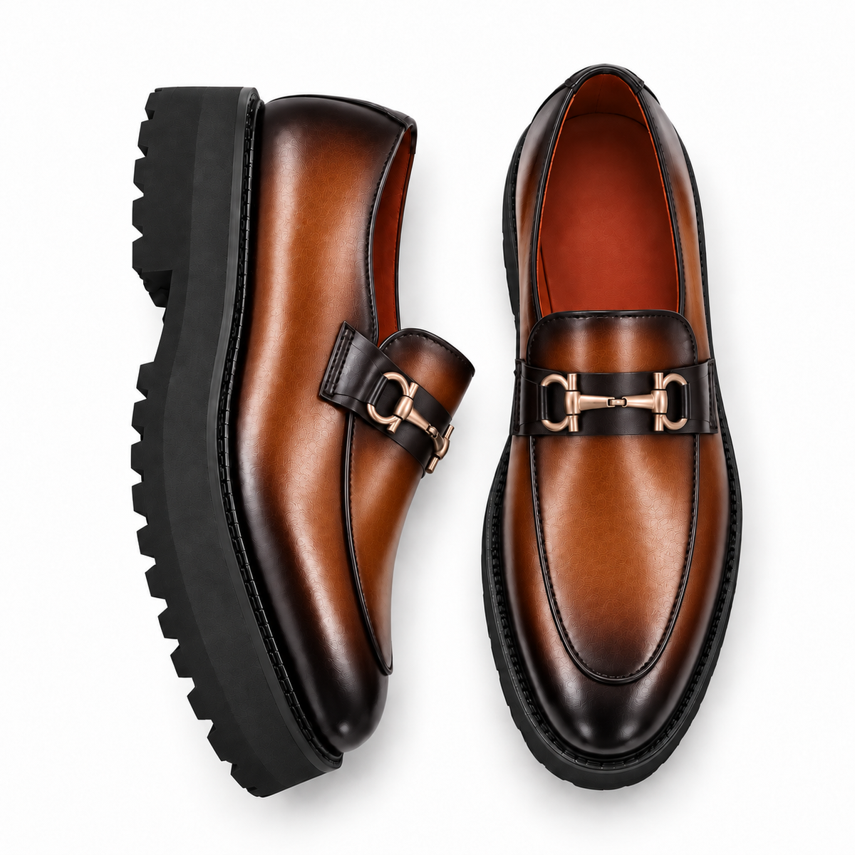Chunky Loafers 2-Tone