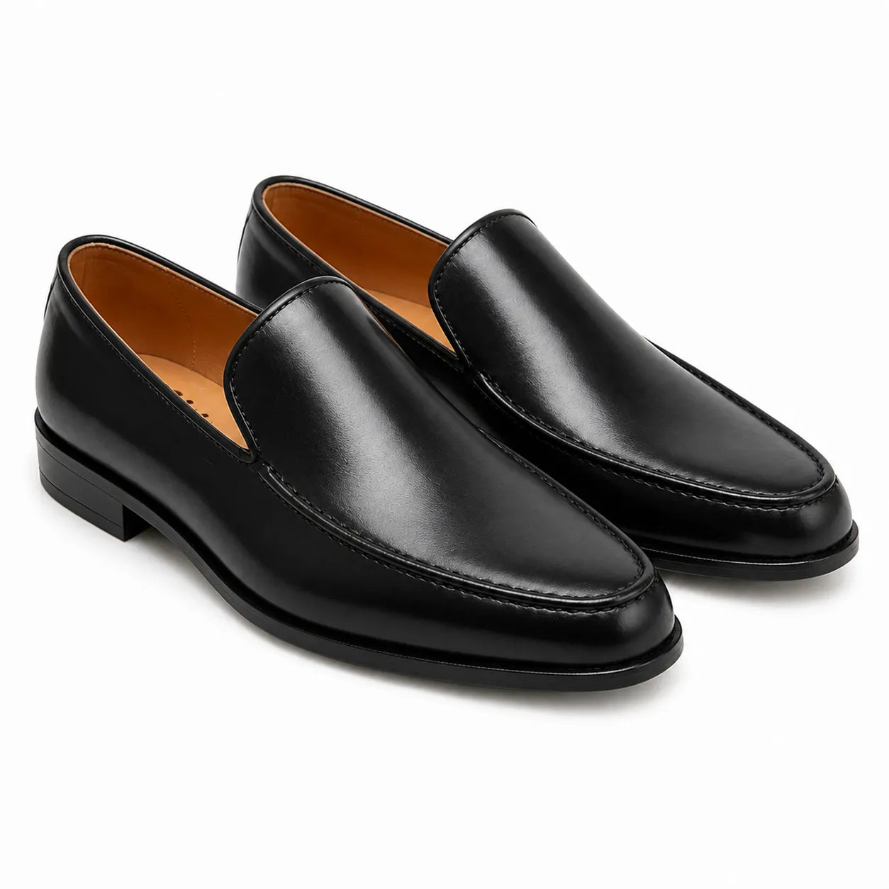 Black Wooden Loafers